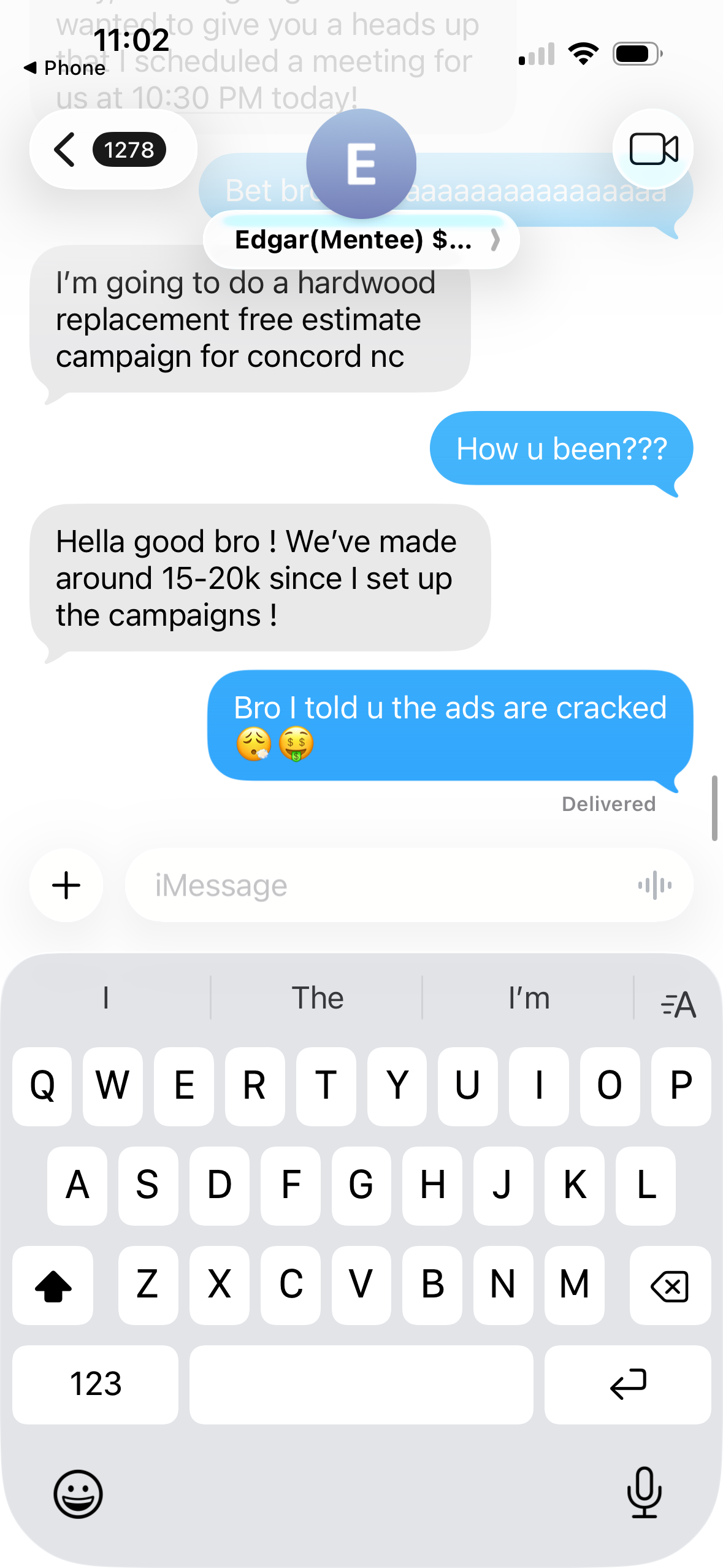 Client message screenshot 14