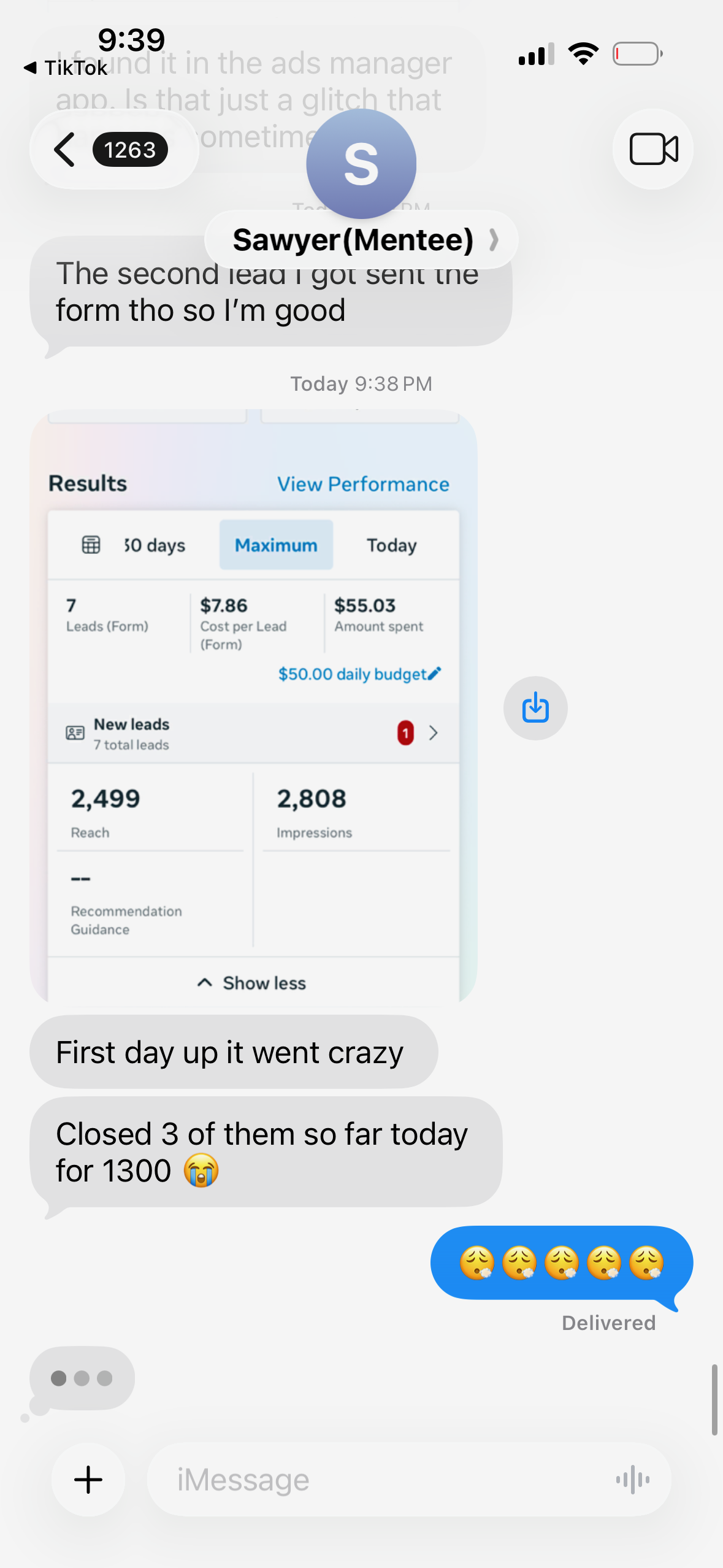 Client message screenshot 11
